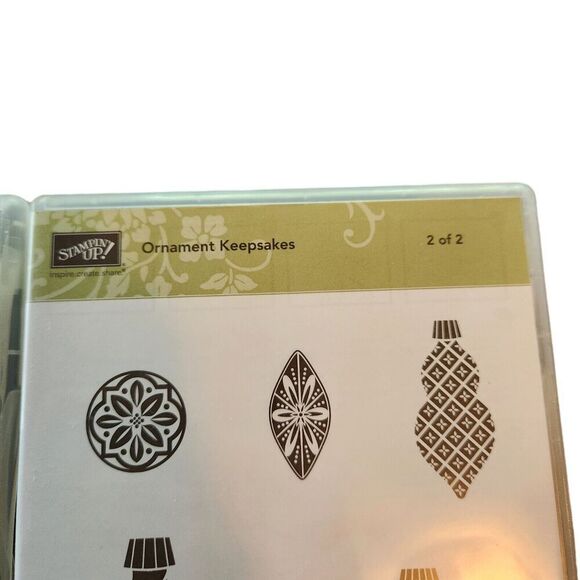 Stampin' Up! Stamp Set ORNAMENT KEEPSAKES Set of 9 128051 Holiday Christmas Tree - Picture 2 of 6